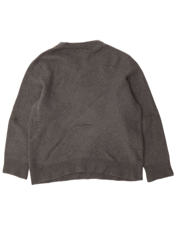 Cos Womens Relaxed Fit Jumper Sweater UK 14 Medium Grey