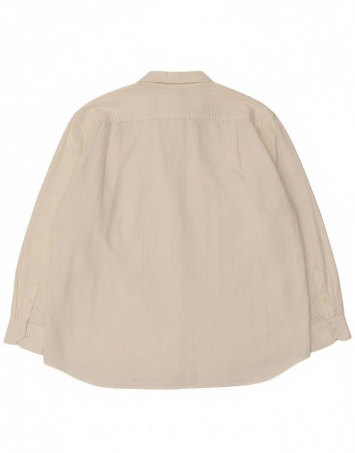 Roccobarocco Herreskjorte Str. 49 3XL Hvid Bomuld