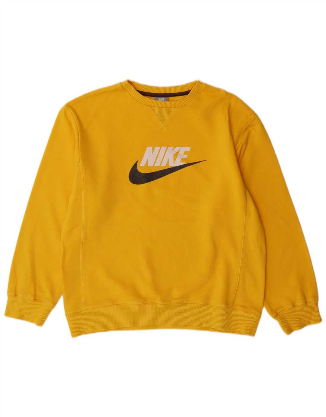 Nike Boys Graphic Sweatshirt Jumper 12-13 år Stor gul bomuld