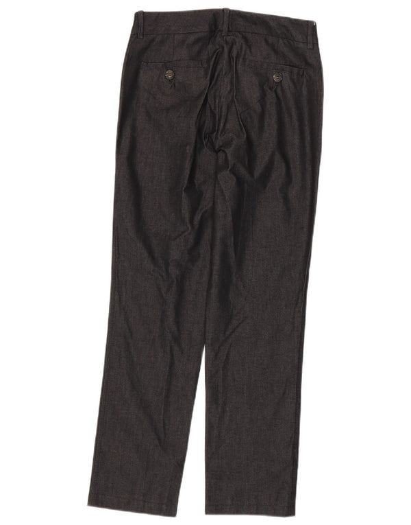 Max Mara Dame Weekend Lige Casual Bukser UK 8 Small W28 L28 Grå