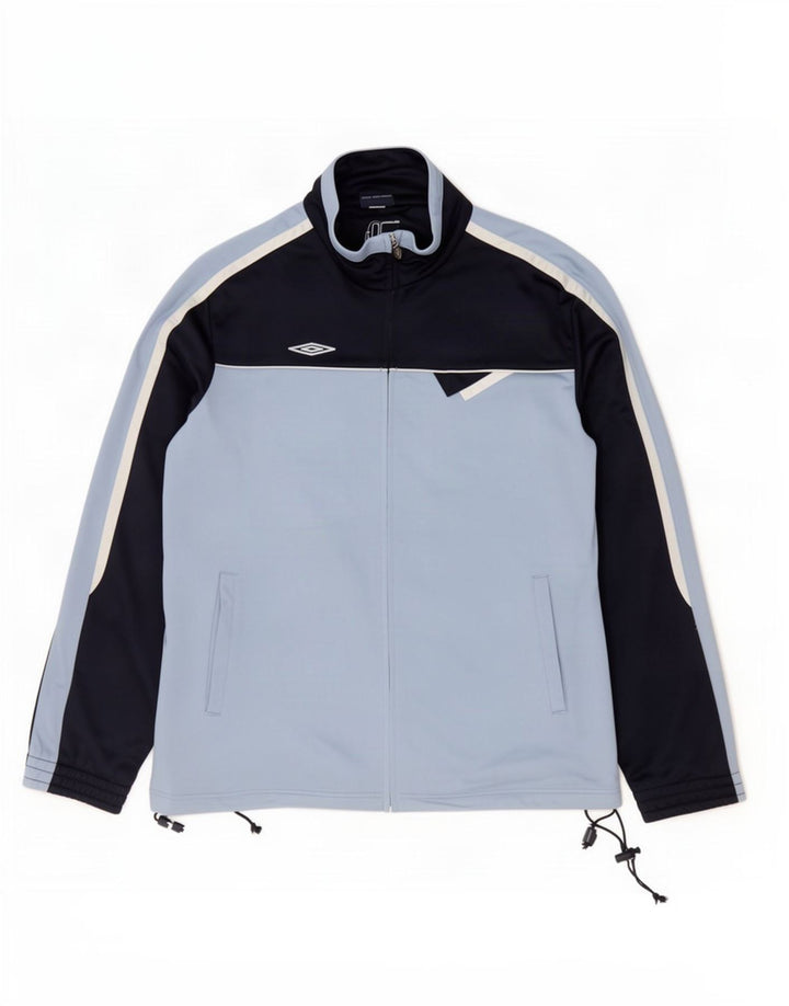 Umbro Herre træningsdragt Topjakke Stor Blå Colourblock Polyester