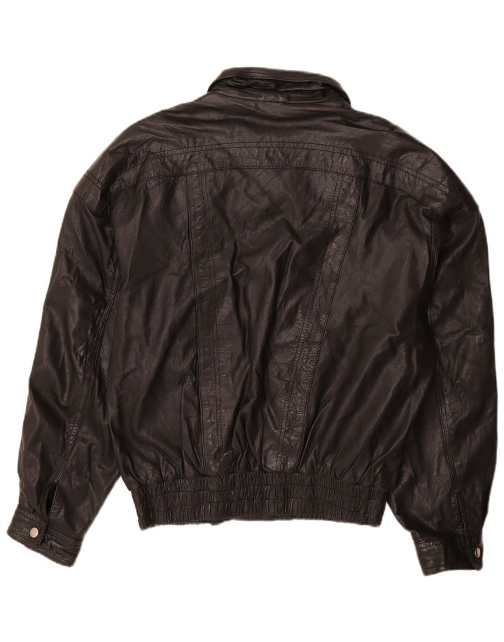 Yukon Trail Herre Læderjakke IT 50 Large Sort