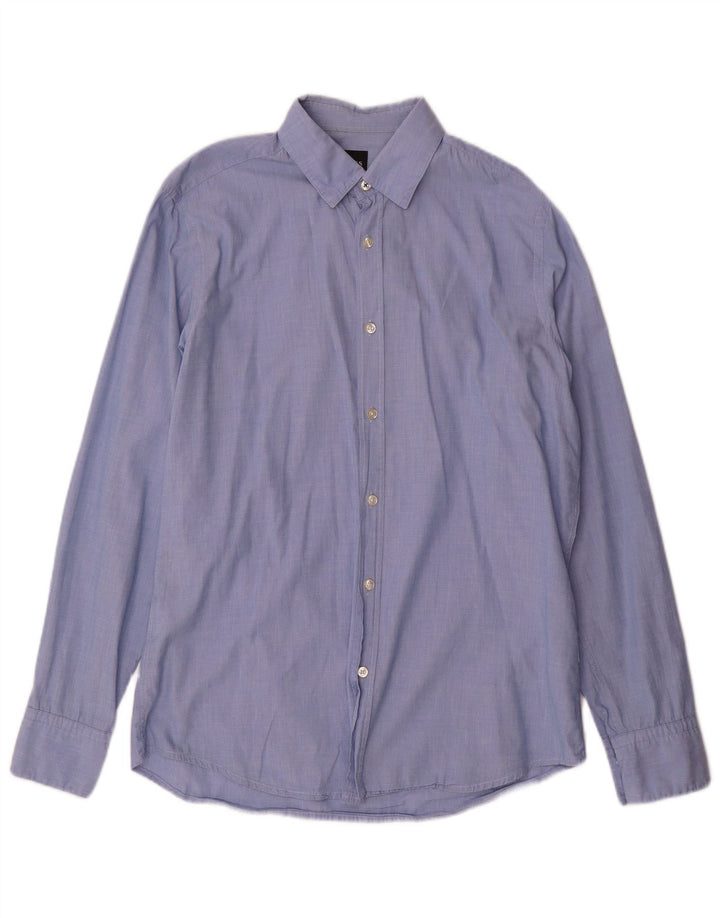Hugo Boss Herre Regular Fit skjorte Medium Blue Cotton