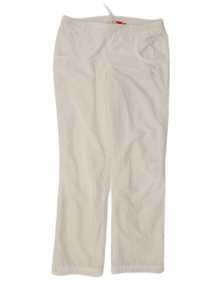 PUMA træningsdragt bukser til kvinder UK 12 Medium White Polyester