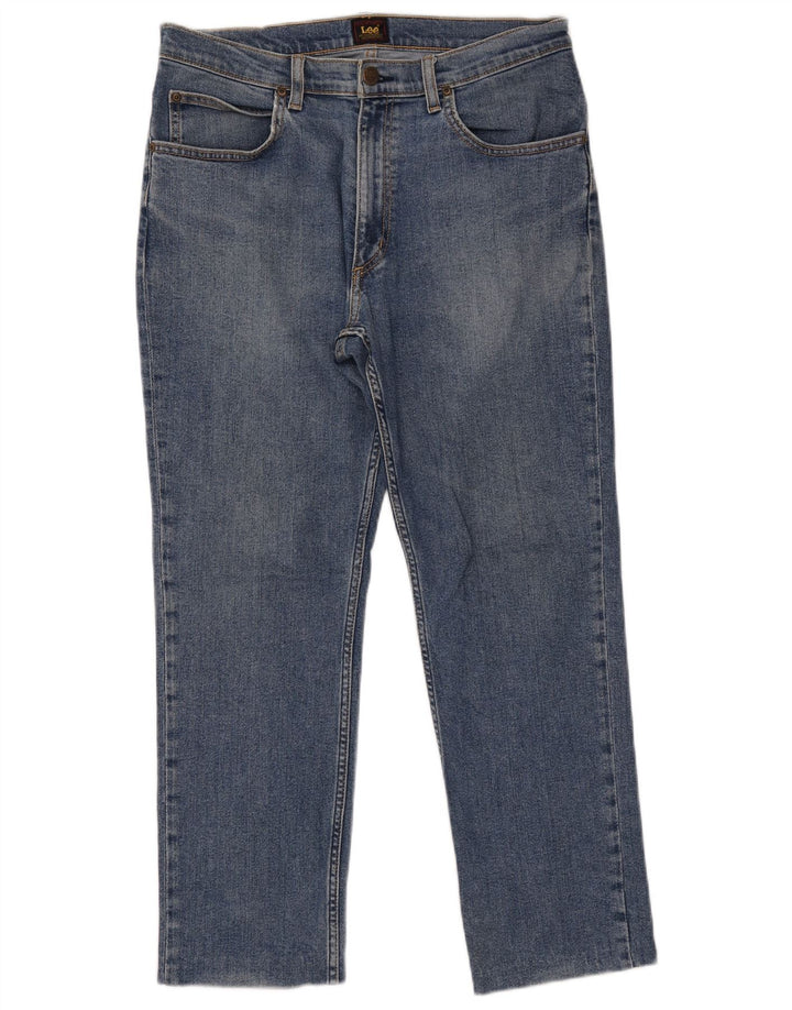 LEE Slim Jeans til mænd W32 L27 Blå