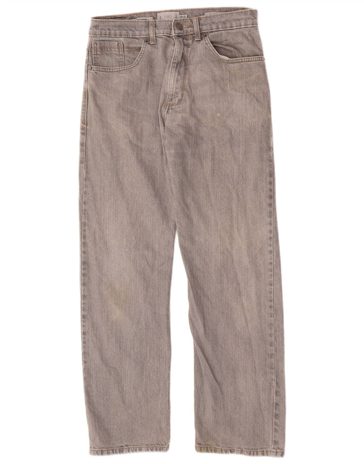 Marks & Spencer Straight Jeans til kvinder W30 L29 Grå Bomuld