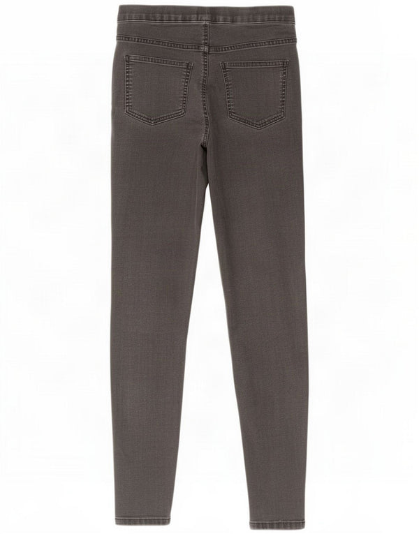 Marks & Spencer Dame Jegging Jeans UK 10 Small W28 L27 Grey Cotton