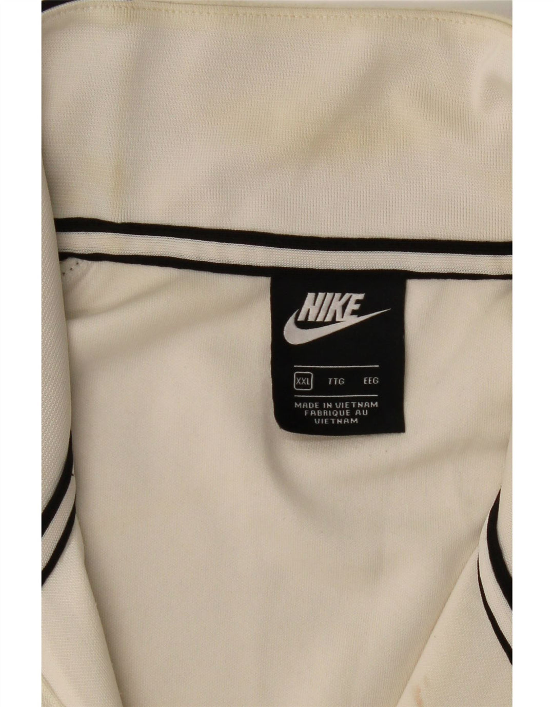 Nike Herre 1/4 Zip Sweatshirt Jumper 2XL Sort Colourblock Polyester