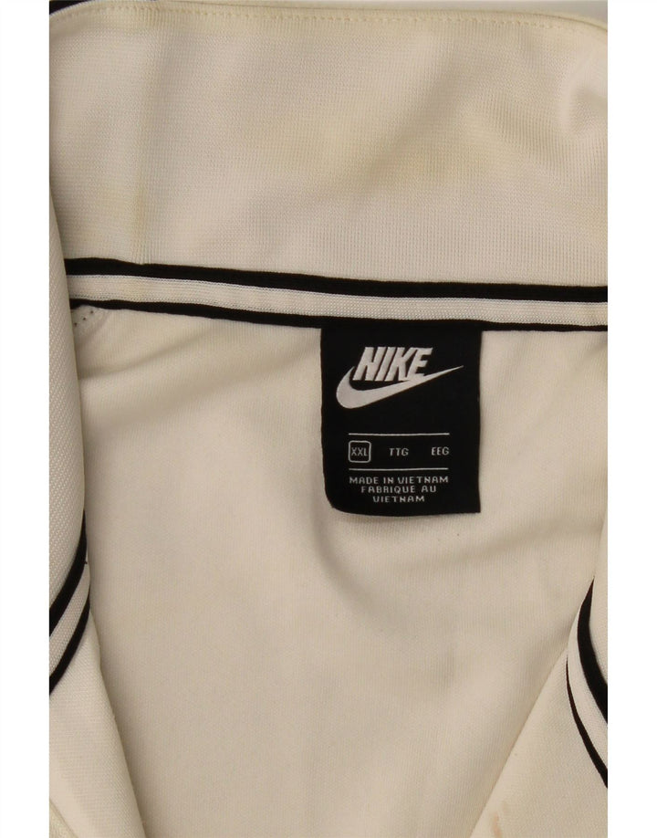 Nike Herre 1/4 Zip Sweatshirt Jumper 2XL Sort Colourblock Polyester