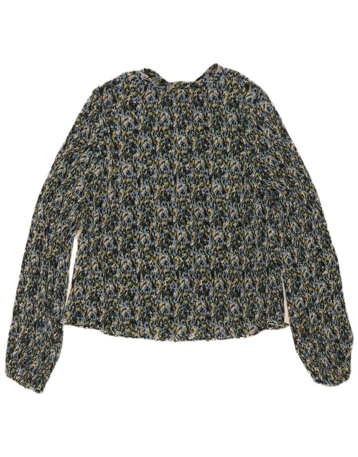 Boden Dame Skjorte Bluse UK 12 Medium Multicolored Floral Polyester