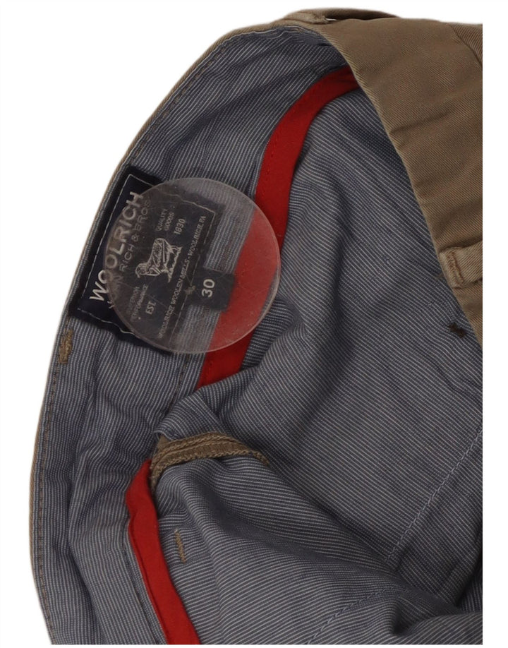 Woolrich Herre Slim Chino Bukser W30 L33 Beige Bomuld
