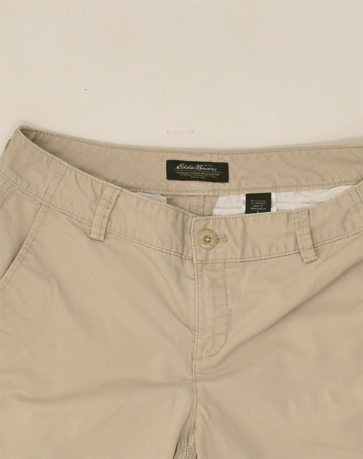 EDDIE BAUER Womens Chino Shorts US 6 Medium W30  Beige Cotton | Vintage Eddie Bauer | Thrift | Second-Hand Eddie Bauer | Used Clothing | Messina Hembry 
