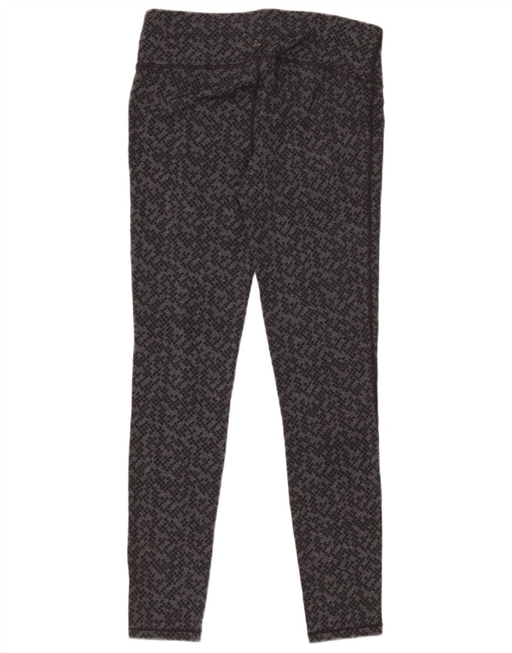 PRANA Womens Leggings UK 8 Small Grå Geometrisk Nylon