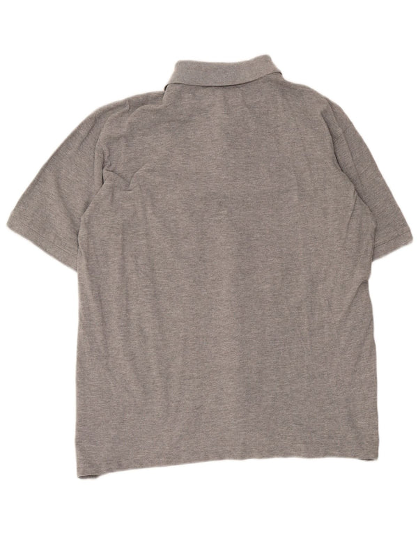 Kappa Polo Shirt til mænd XL Grå Flecked Bomuld