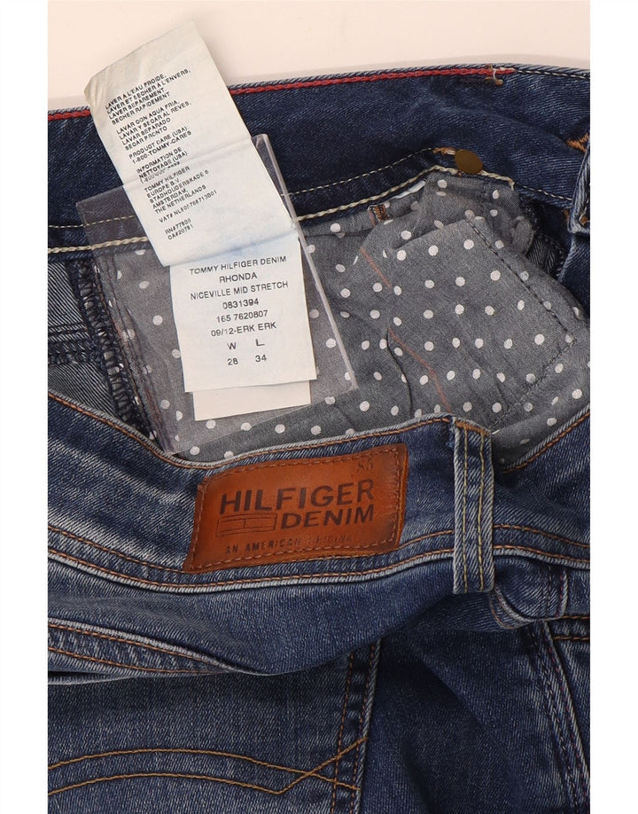Tommy Hilfiger Dame Bootcut Jeans W28 L34 Blå Bomuld