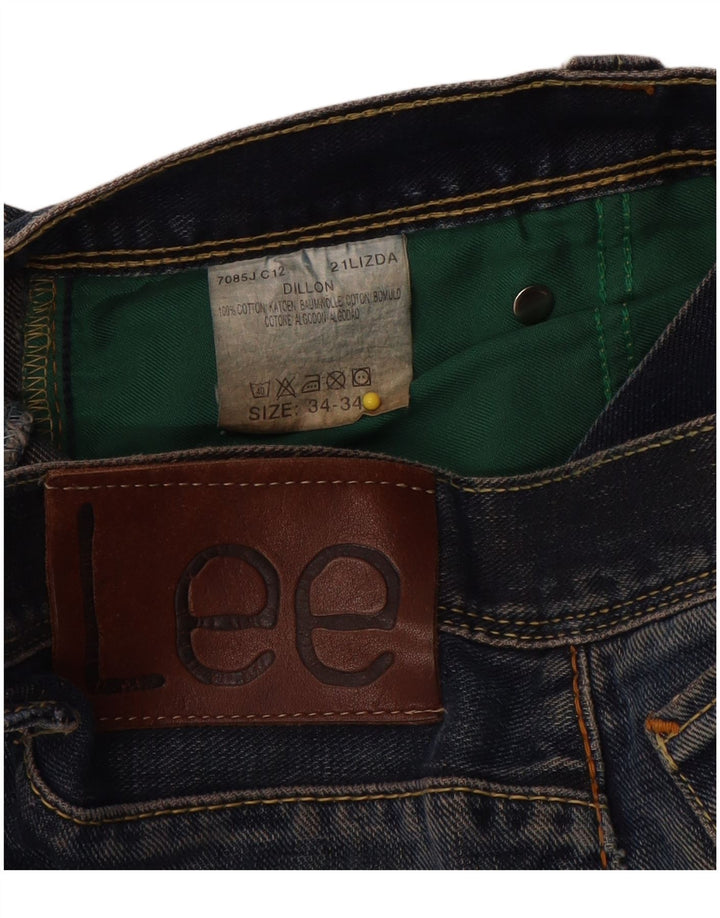 Lee Herre Dillon løse jeans W34 L31 Marineblå bomuld