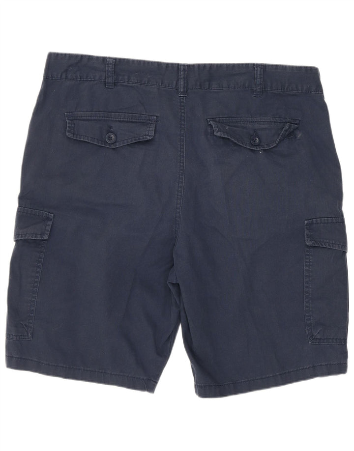 Mountain Warehouse Herre Regular Cargo Shorts W36 Large Navy Blue Cotton