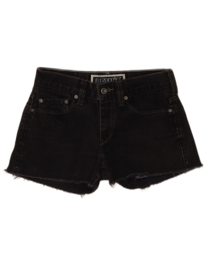 Levi's Dame 511 Skinny Denim Shorts W30 Medium Sort Bomuld