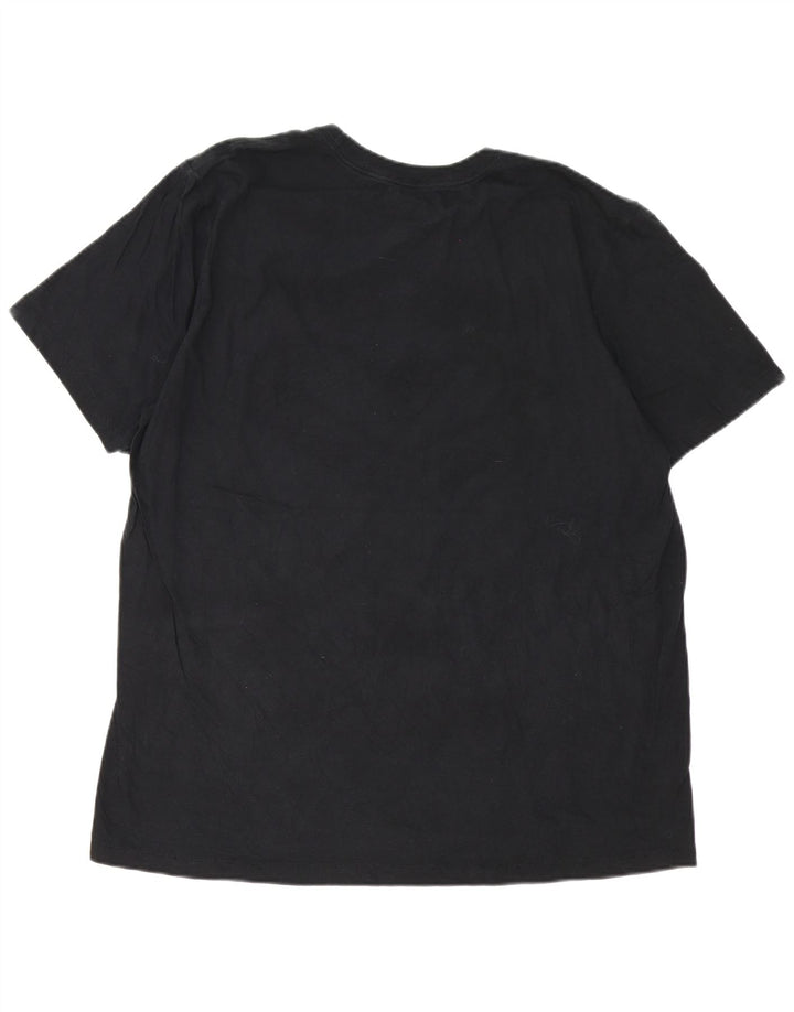 Nike grafisk T-shirt top til mænd XL sort bomuld