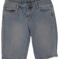 CALVIN KLEIN denimshorts til kvinder W26 Små blå bomuld