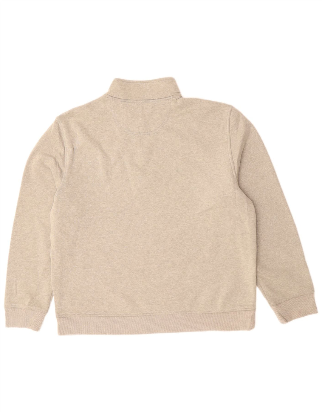 IZOD Sweatshirt med lynlås til mænd mellem grå bomuld