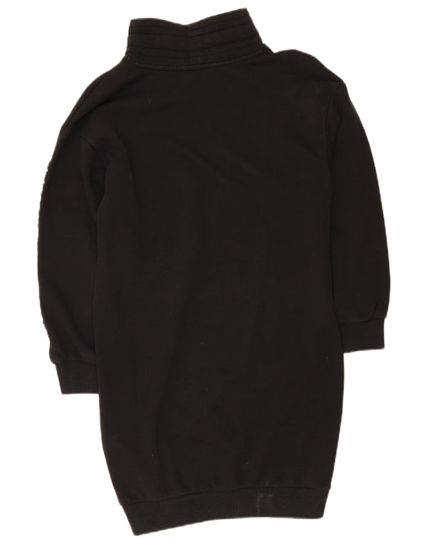 Armani Exchange Kvinder Oversized Grafisk Jumper Kjole UK 6 XS Sort