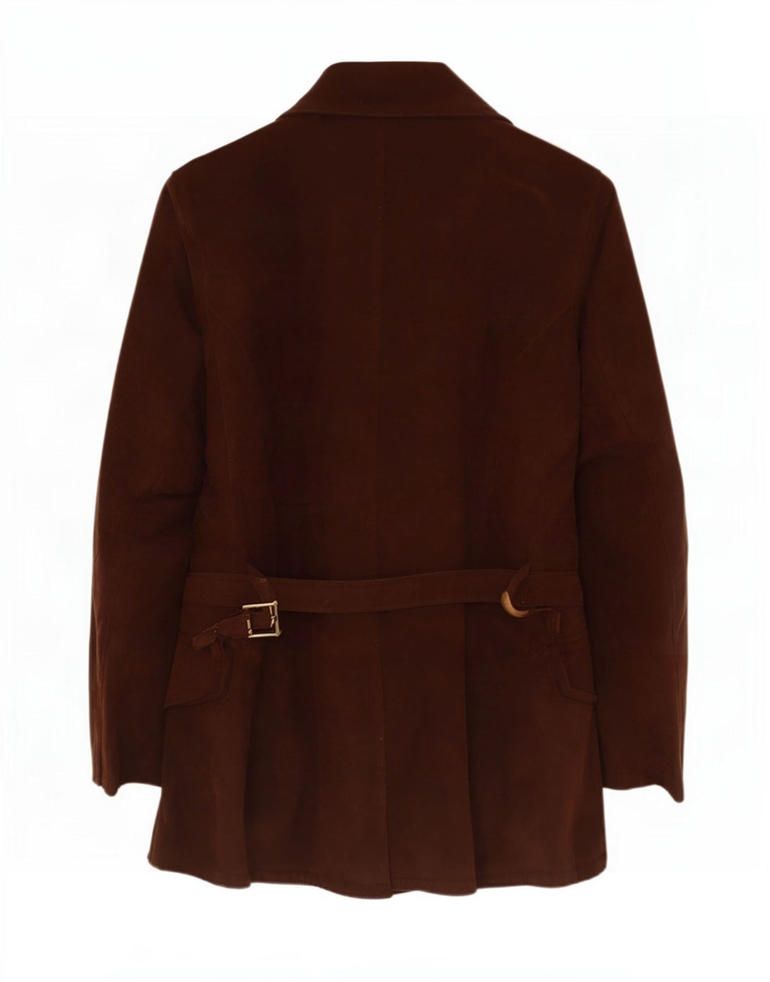 Vintage dame ruskindsjakke UK 14 Medium Brown