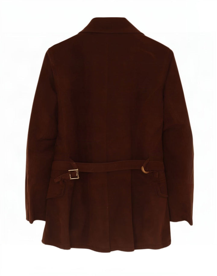 Vintage dame ruskindsjakke UK 14 Medium Brown