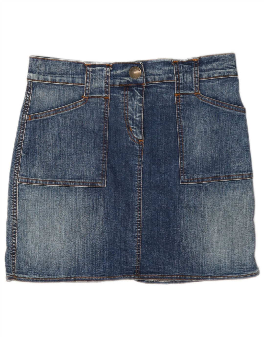 Carrera Dame Mini Denim Nederdel W30 Medium Blue