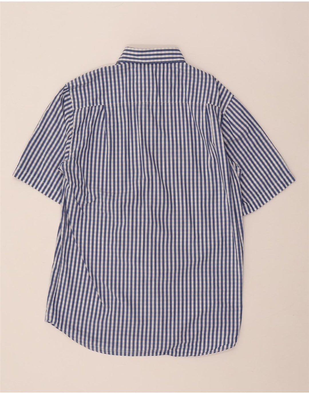 Paul & Shark Herre Yachting kortærmet skjorte størrelse 40 Medium Blue Gingham