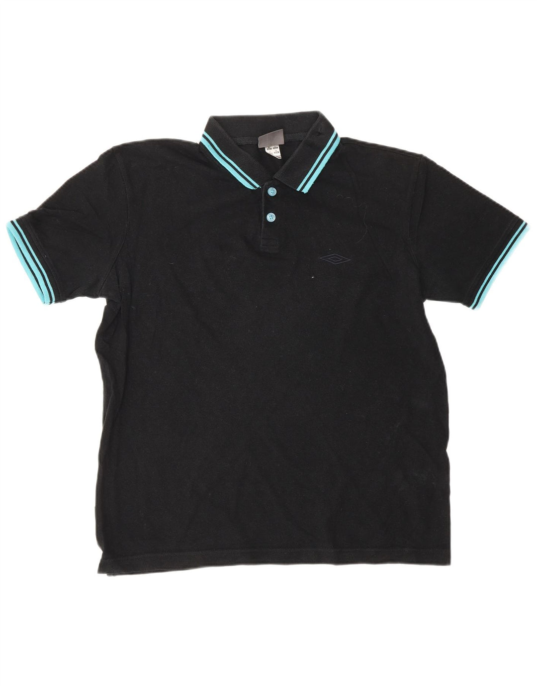 UMBRO Poloshirt til mænd Medium Sort Bomuld