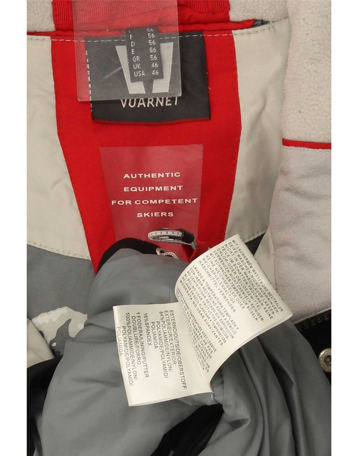 Vuarnet Herre Skijakke UK 46 3XL Sort Colourblock Polyamid