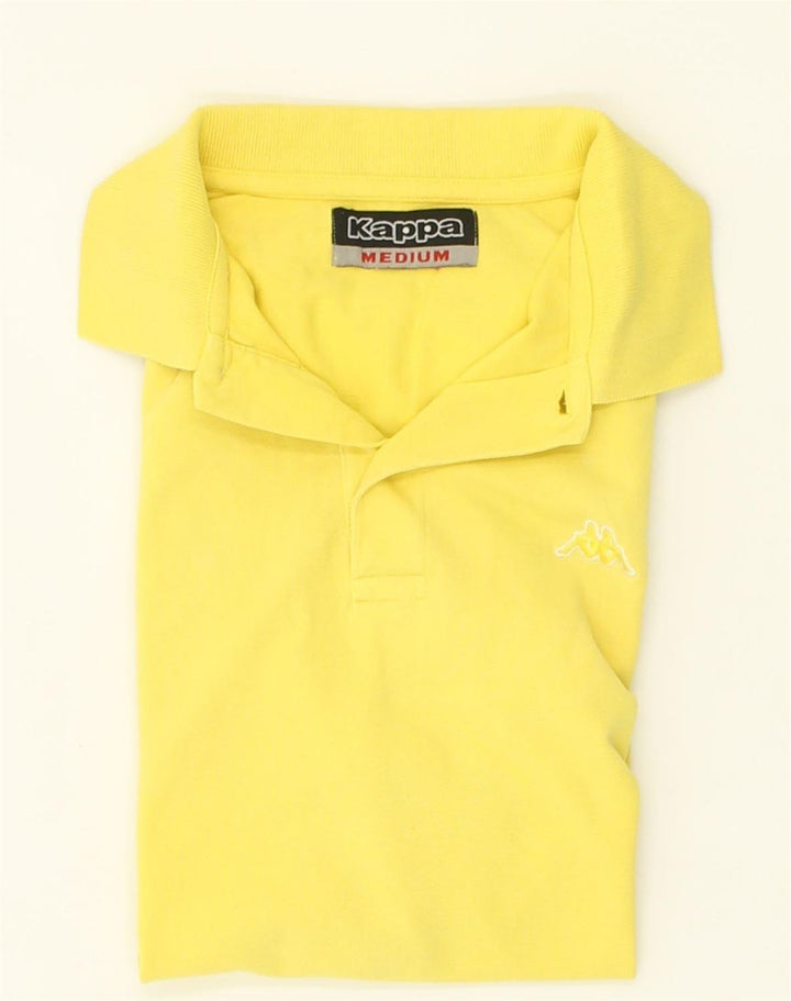 KAPPA Mens Polo Shirt Medium Yellow Cotton | Vintage Kappa | Thrift | Second-Hand Kappa | Used Clothing | Messina Hembry 