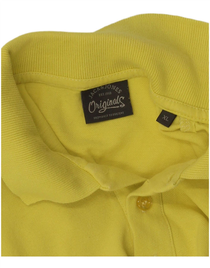 Jack & Jones herre poloshirt XL gul