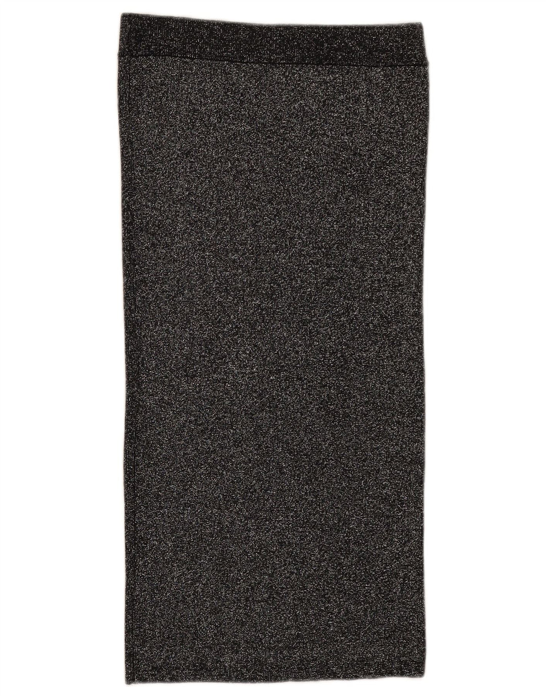 Oasis strikket lige nederdel til kvinder Small W26 Sort Flecked Viscose