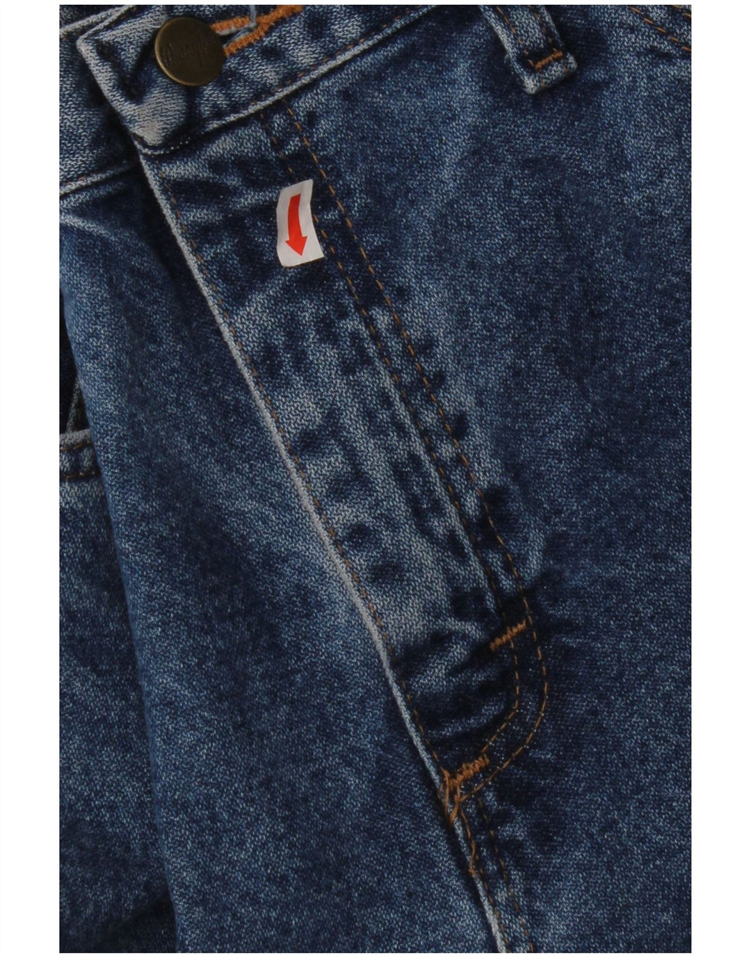 WRANGLER Straight jeans til mænd W34 L34 blå bomuld