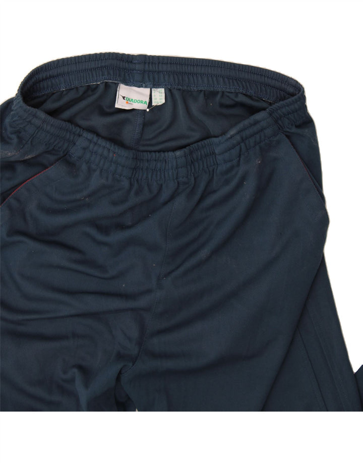DIADORA Mens Tracksuit Trousers UK 40 Medium  Navy Blue Polyester Vintage Diadora and Second-Hand Diadora from Messina Hembry 
