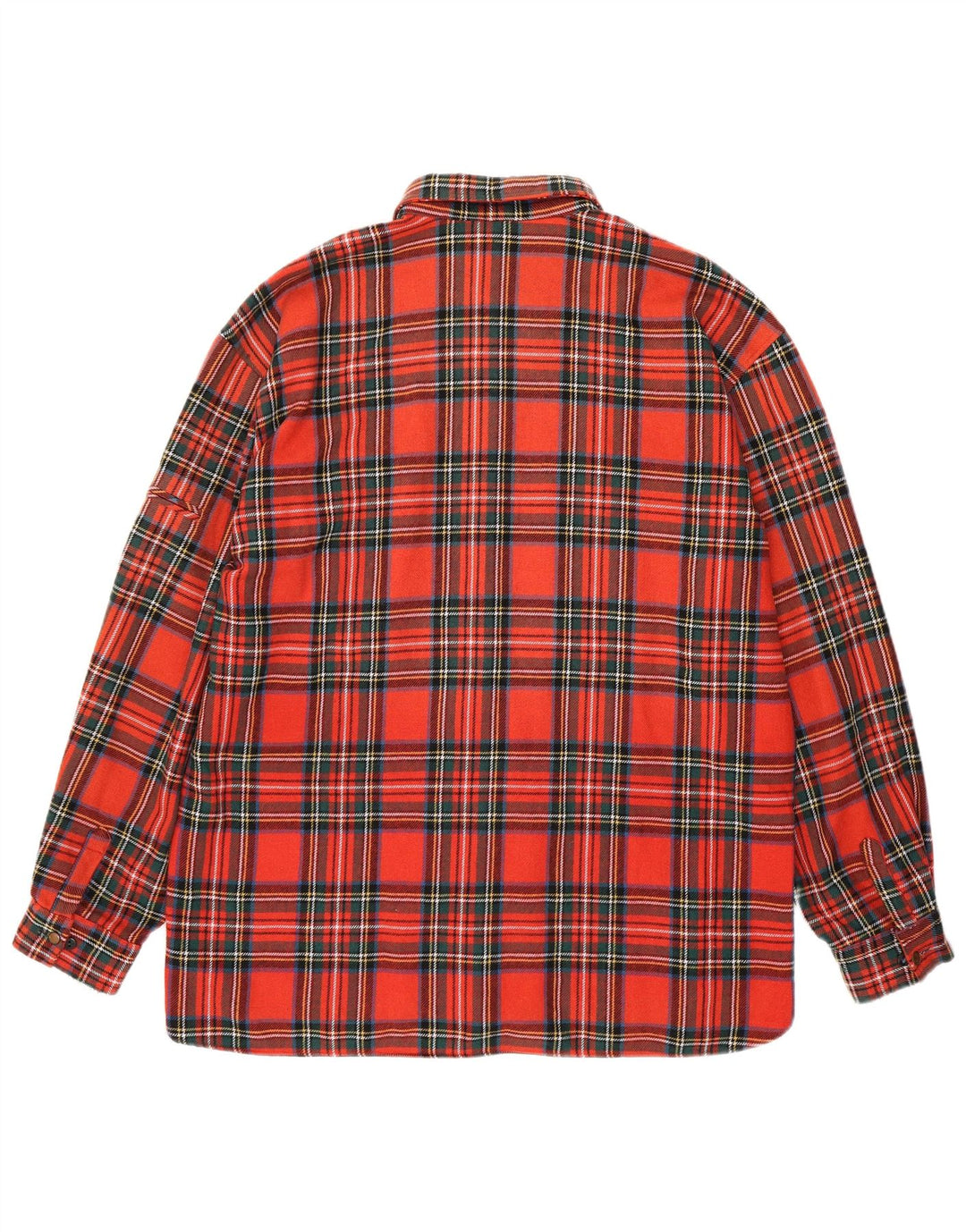 Vintage flannelskjorte til mænd XL rød plaid