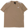 Adidas Herre T-Shirt Top Medium Beige Bomuld