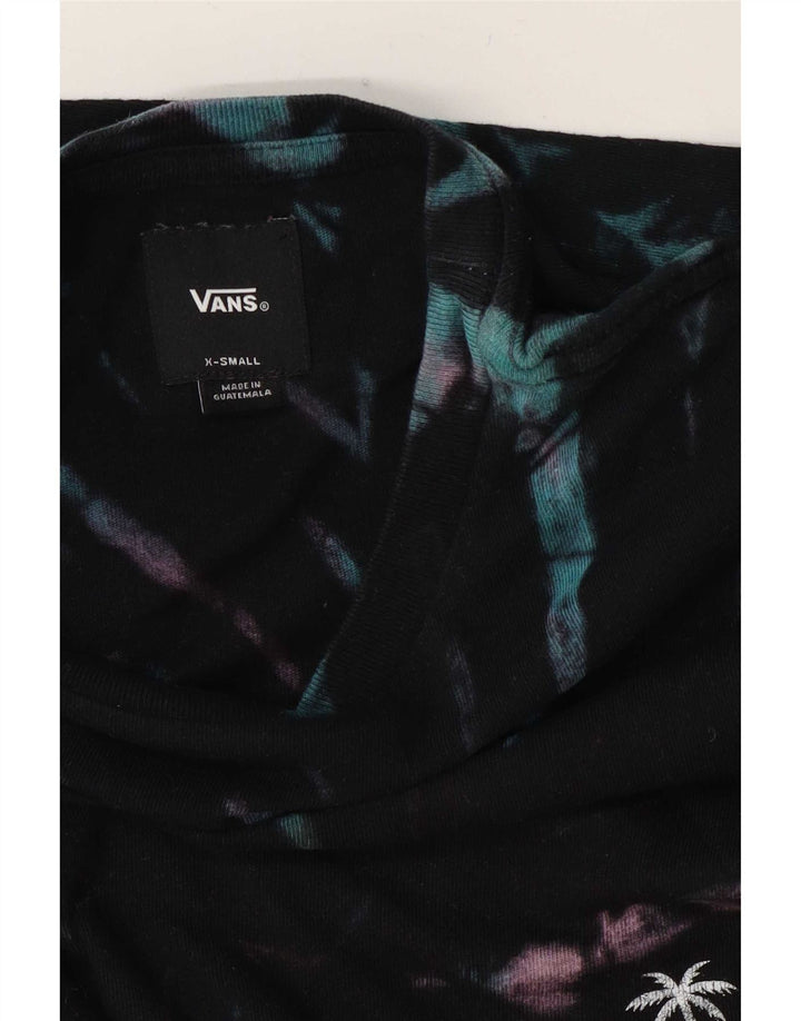 Vans Herre Top Langærmet XS Black Tie Dye