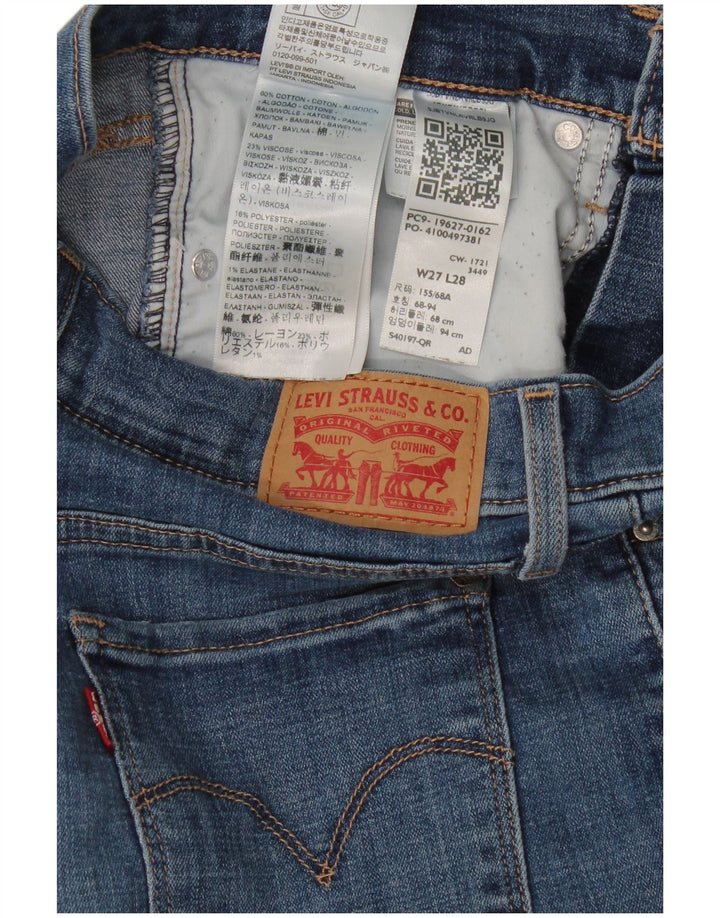 Levi's Dame 312 Shaping Slim Jeans W27 L28 Blå Bomuld
