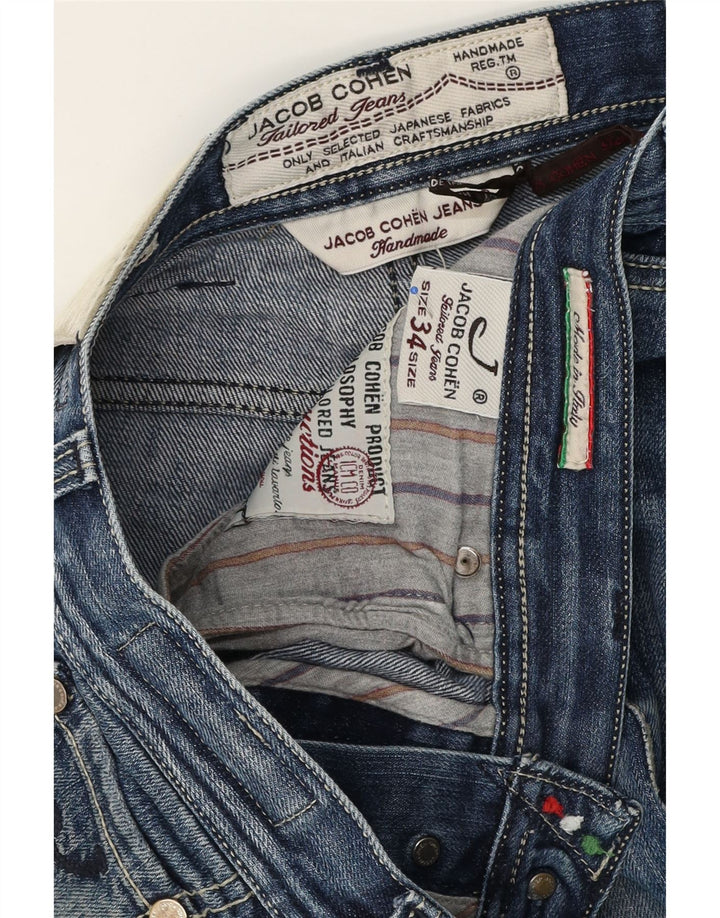 Jacob Cohen Herre Slim Jeans W34 L30 Blå Bomuld