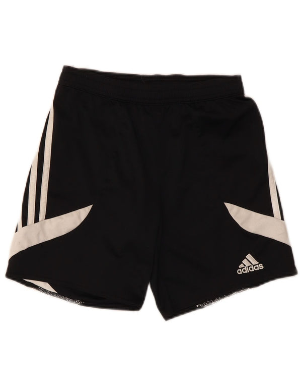 Adidas Boys Climalite Sportshorts 7-8 år Medium Sort Colourblock
