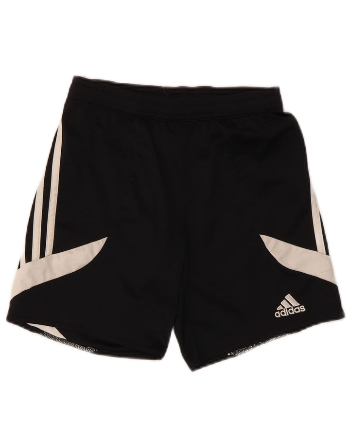 Adidas Boys Climalite Sportshorts 7-8 år Medium Sort Colourblock