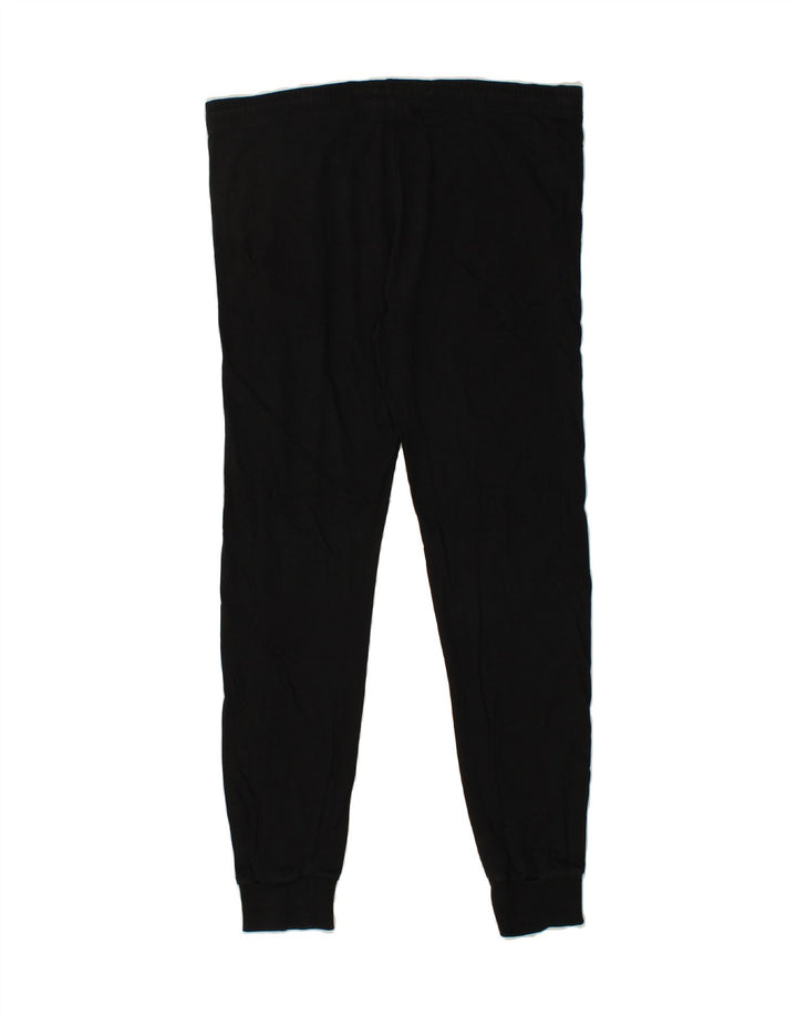 DIADORA Mens Tracksuit Trousers Joggers Medium Black Cotton Vintage Diadora and Second-Hand Diadora from Messina Hembry 