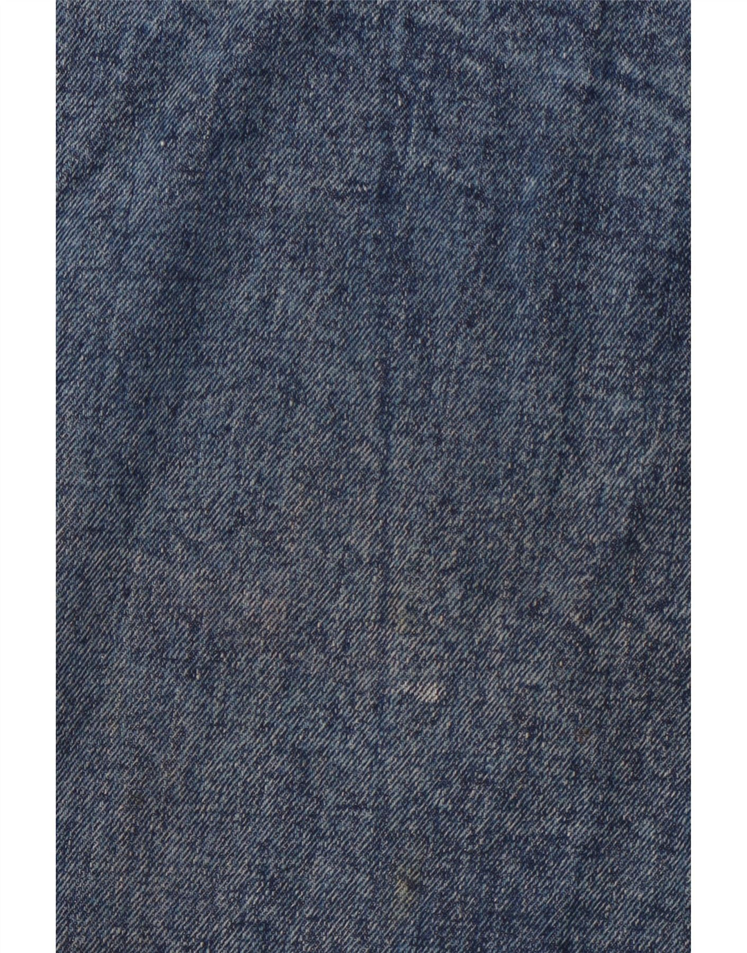 VINTAGE denimnederdel til kvinder W30 Medium Blue Colourblock