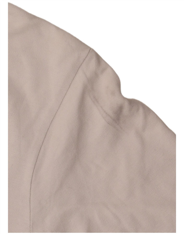 Kappa Langærmet poloshirt til mænd Medium hvid bomuld