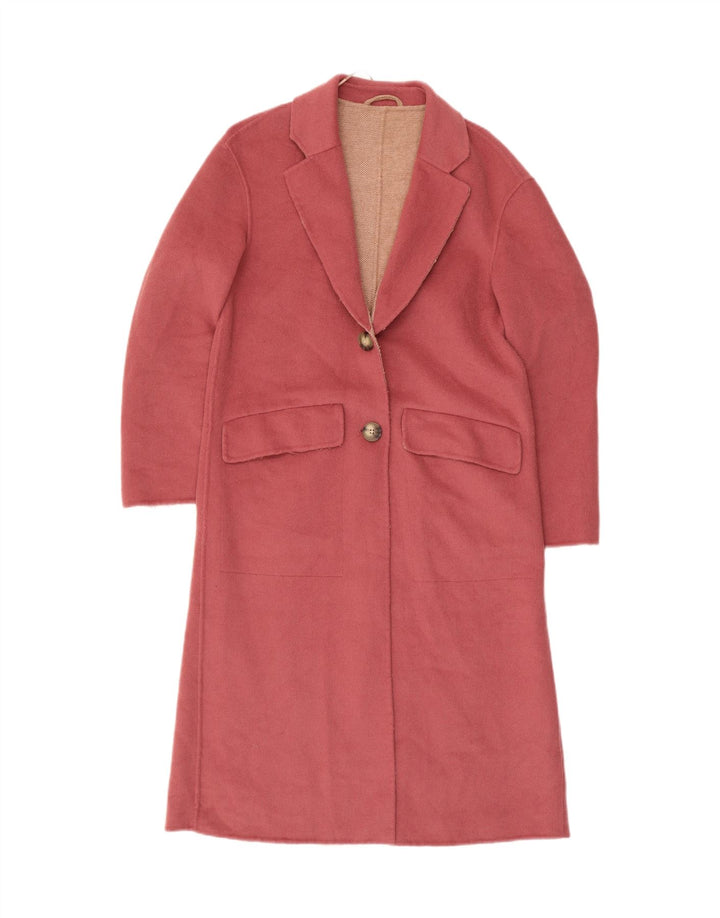 Marks & Spencer Dameoverfrakke UK 8 Lille Pink Polyester