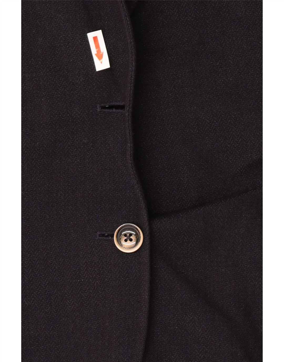 Massimo Dutti Dame 1 Knap Blazer Jakke EU 44 XL Sort Bomuld