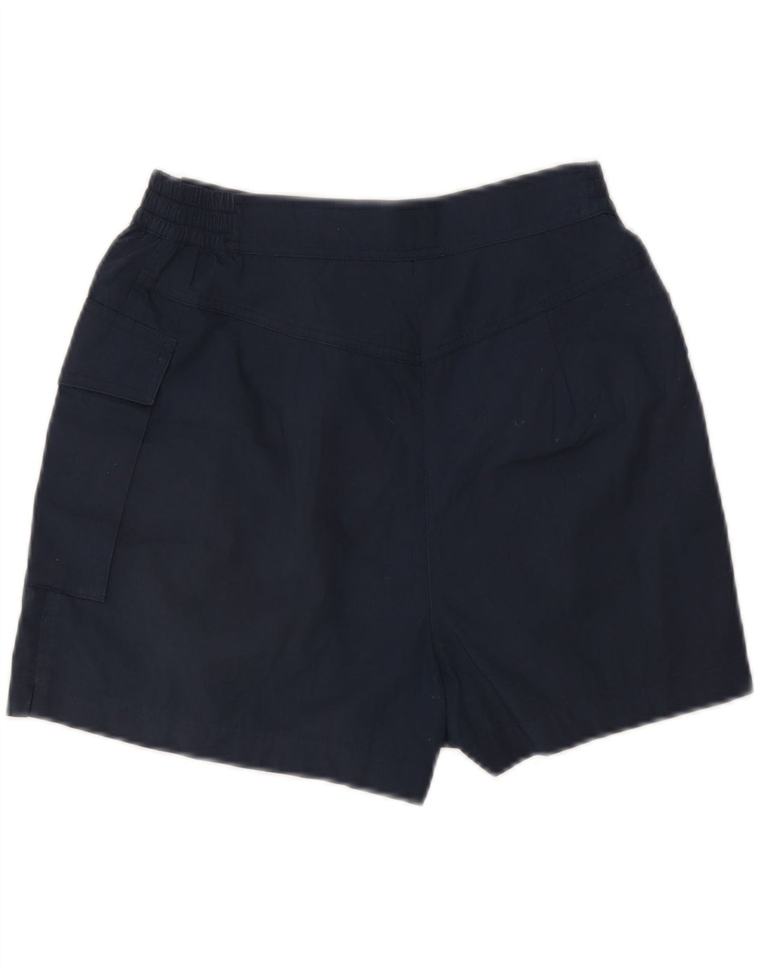 LOTTO Womens High Waist Cargo Shorts UK 12 Medium W28 Navy Blue Polyester Vintage Lotto and Second-Hand Lotto from Messina Hembry 